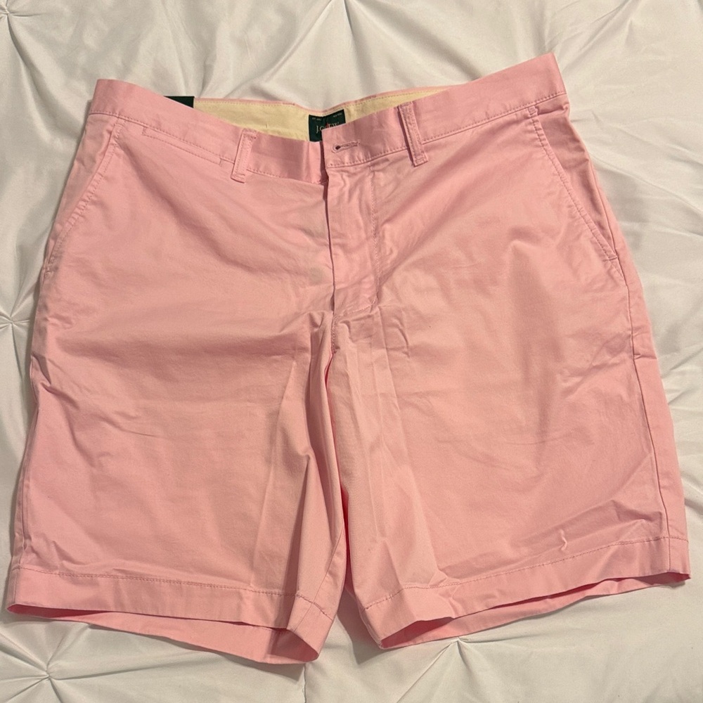 J. Crew Soft Pink Flat Front Shorts